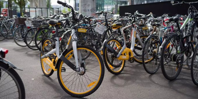 O-Bikes wie in Zürich, überschwemmen inzwischen auch deutsche Städte. O-Bikes wie in Zürich, überschwemmen inzwischen auch deutsche Städte.