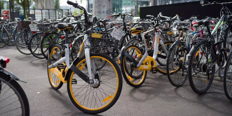 O-Bikes wie in Zürich, überschwemmen inzwischen auch deutsche Städte.