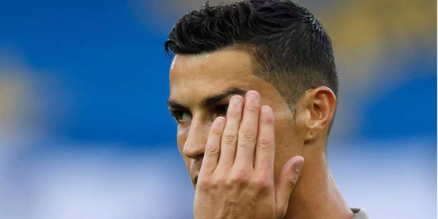 Cristiano Ronaldo während eines Spiels für seinen Klub Juventus Turin.