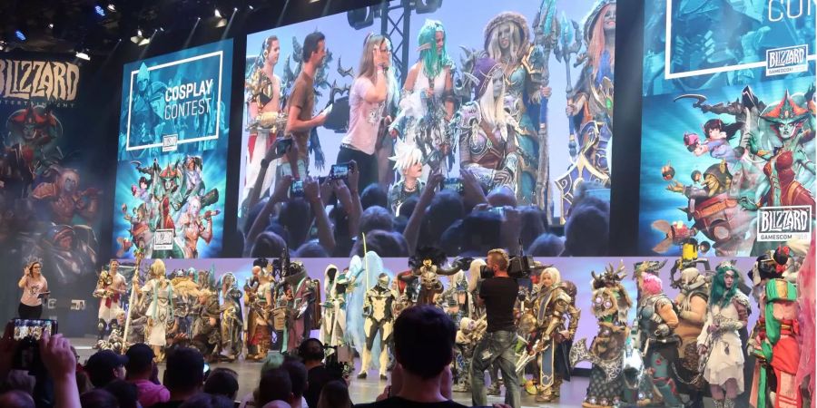 Eines der Cosplay-Highlights war zweifelsohne der Blizzard Cosplay Contest. Hier konkurrierten Spiele-Fans mit den besten Kostümen ihrer Game-Helden.