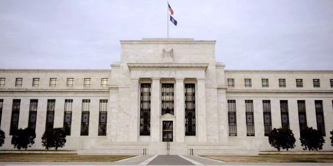Das Gebäude der US-Notenbank Federal Reserve (Fed). usa notenbank inflation