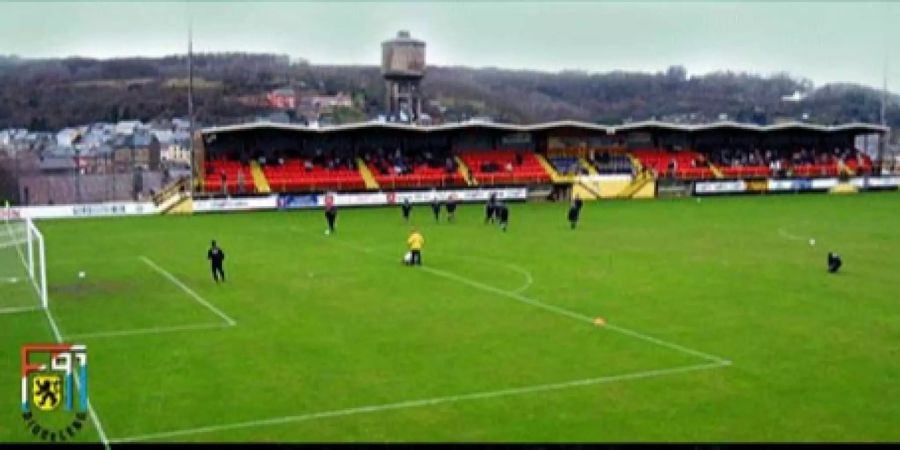 So sieht das Stadion Jos-Nosbaum in Düdelingen aus.