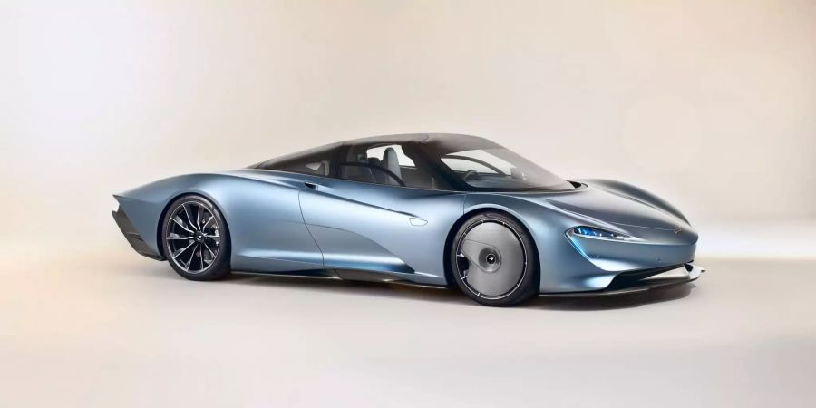 Die Seitenansicht des McLaren Speedtails.