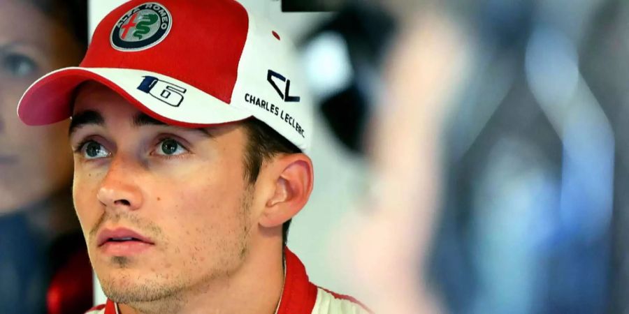 Sauber-Pilot Charles Leclerc könnte nächste Saison zu Ferrari wechseln.