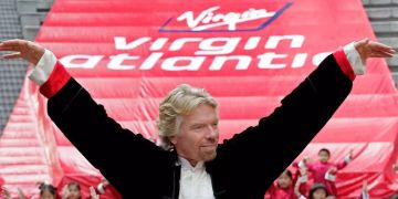 Richard Branson, Gründer von Vrigin Atlantic Airways.