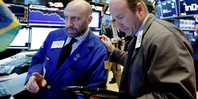 Trader an der New Yorker Börse Trader an der New Yorker Börse