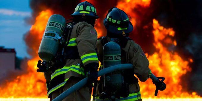 Brennt ein Haus mit Solaranlage, greift die Feuerwehr natürlich ein. Feuerwehr