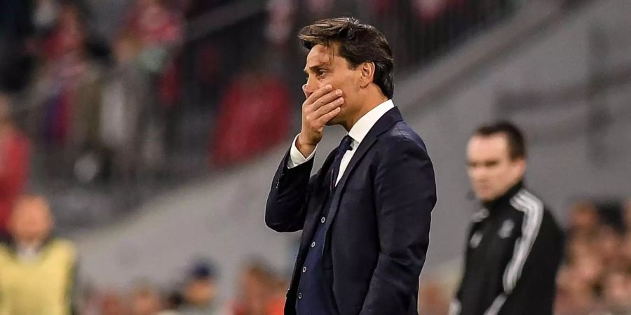 Vincenzo Montella verliert nach dem Champions League-Viertelfinal nun auch seinen Job.