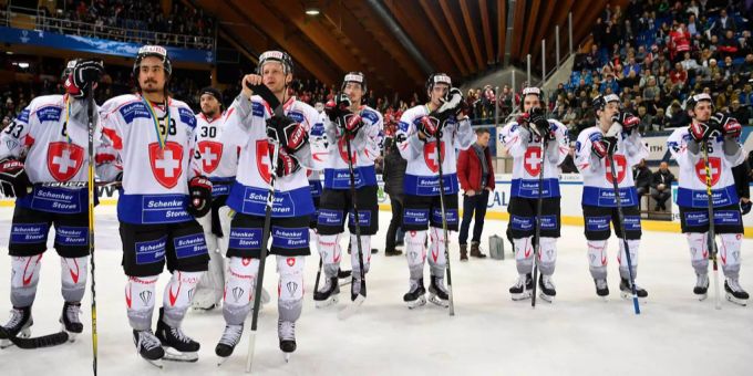 Die Schweizer Nati am Spengler Cup 2017. spengler cup