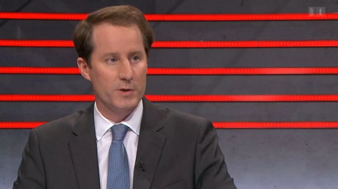 SVP-Fraktionspräsident Thomas Aeschi will, dass sich die Schweizer vermehrt an den asiatischen Märkten orientiert. Thomas Aeschi «Arena»