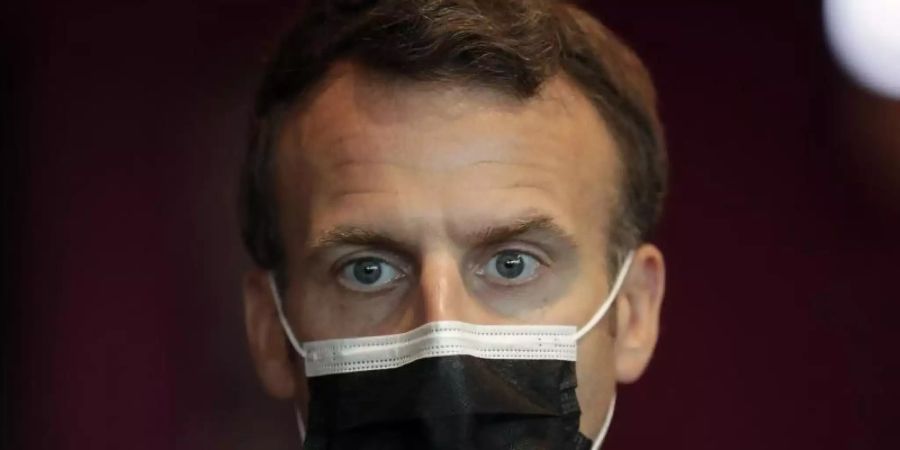 Emmanuel Macron, Präsident von Frankreich. (Archivbild). Foto: Thibault Camus/AP/dpa