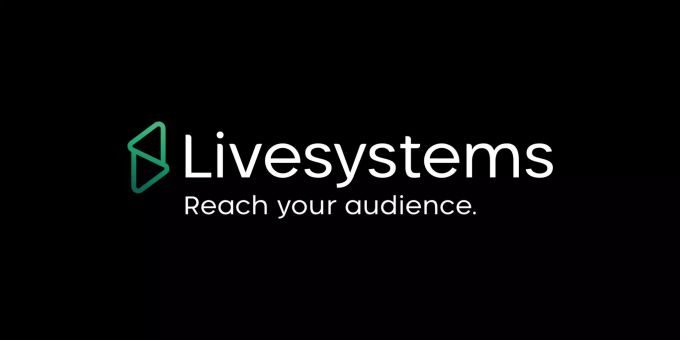 Livesystems bündelt unter dem neuen Claim «Reach your audience.» ihre Produkte. Neues Livesystems Logo