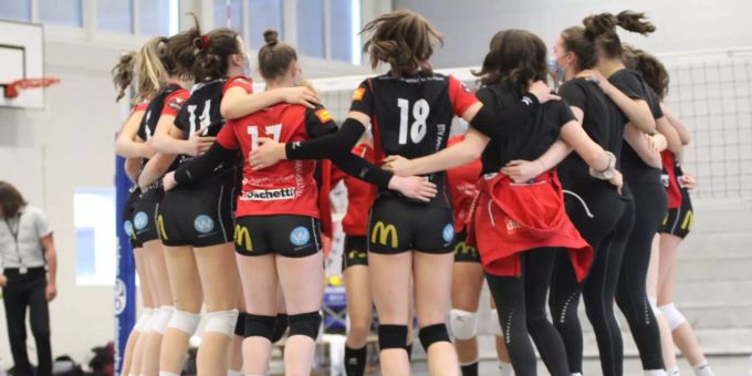 Einzug ins Final Four der U19 Volleyball. Volleyball