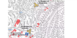 Gemeinde - Baustelle – Ein- und Ausfahrt Schulstrasse in Urdorf gesperrt