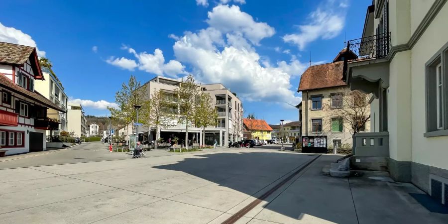 Stadtzentrum Affoltern am Albis.