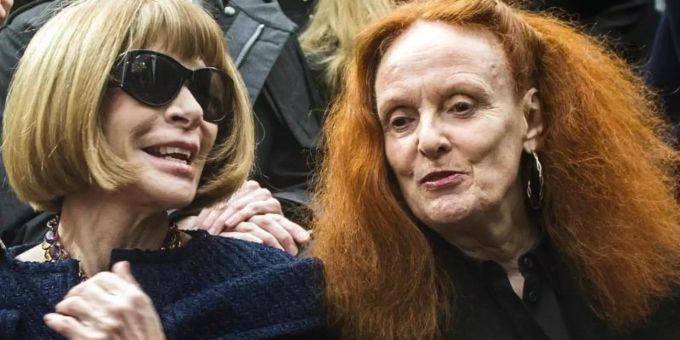 Zwei Mode-Ikonen: Anna Wintour und Grace Coddington. Foto: picture alliance / dpa Zwei Mode-Ikonen: Anna Wintour und Grace Coddington. Foto: picture alliance / dpa