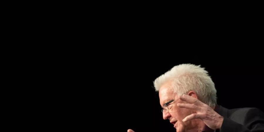 Winfried Kretschmann verspricht einen Wahlkampf, «wie ihn die Republik noch nicht erlebt hat». Foto: Marijan Murat/dpa