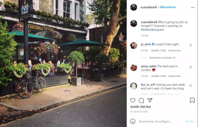 Im Pub Scarsdale Arms in Kensington trafen sich Piers Morgan und Meghan Markle 2016. meghan markle