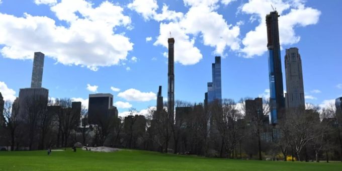 Blick auf die «Billionaire's Row» in Manhattan. new york