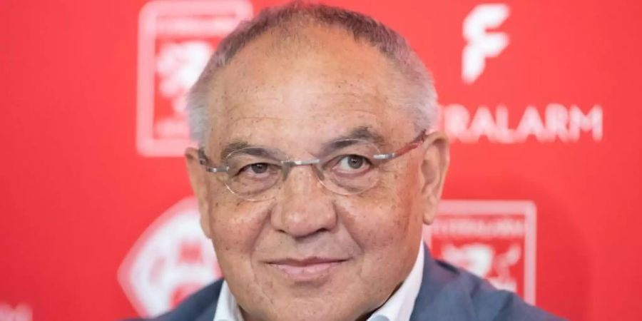 Ist seit Anfang 2020 als «Head of Flyeralarm Global Soccer» tätig: Felix Magath. Foto: Daniel Karmann/dpa