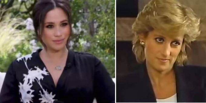 Meghan wird beschuldigt, Diana zu kopieren. meghan