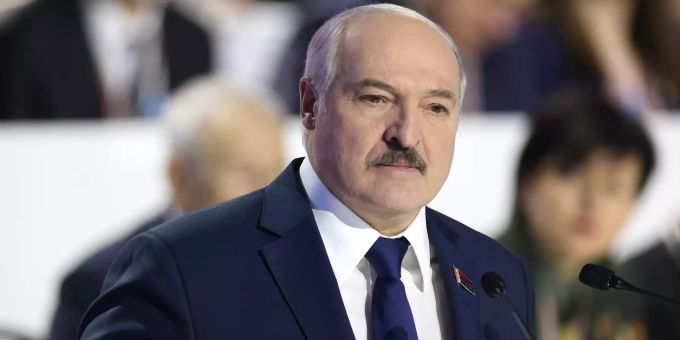 Alexander Lukaschenko, Präsident von Belarus, hält eine Rede vor den Delegierten der belarussischen Volksversammlung. Der Ausschluss von Belarus (Weissrussland) vom Eurovision Song Contest (ESC) im Mai ist in Minsk auf heftige Kritik gestossen. Eurovision Song Contest
