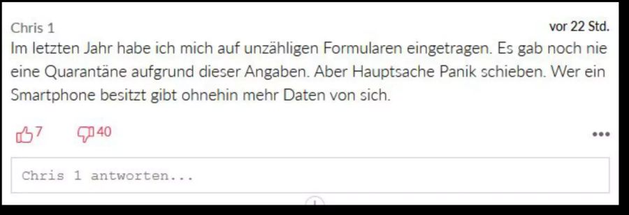 Andere finden die neue Massnahme gar nicht so schlimm.