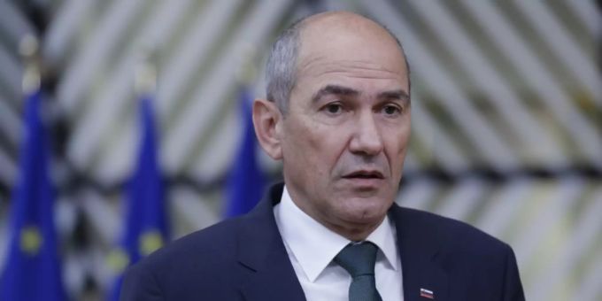 Sloweniens Ministerpräsident Jansa Sloweniens Ministerpräsident Jansa