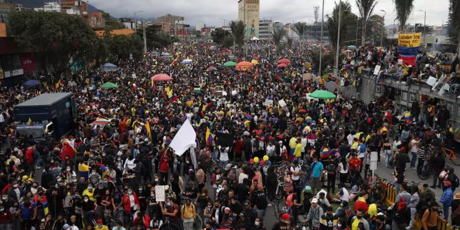 Protest in Kolumbien