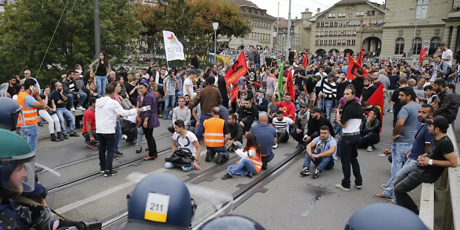 kurdische Demonstranten