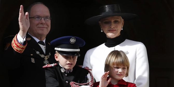 Albert II. und Familie