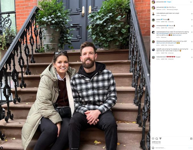 Joshua Vickers und seine viel zu früh verstorbene Frau Laura. Joshua Vickers