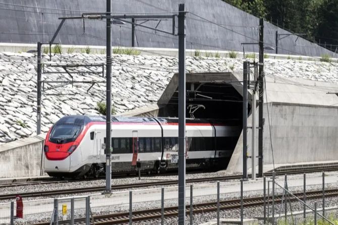Nordportal des Gotthardbasistunnels
