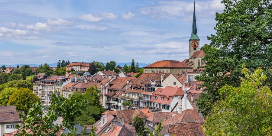 Blick auf die Gemeinde Burgdorf.
