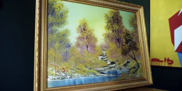 Bob Ross erstes Gemälde