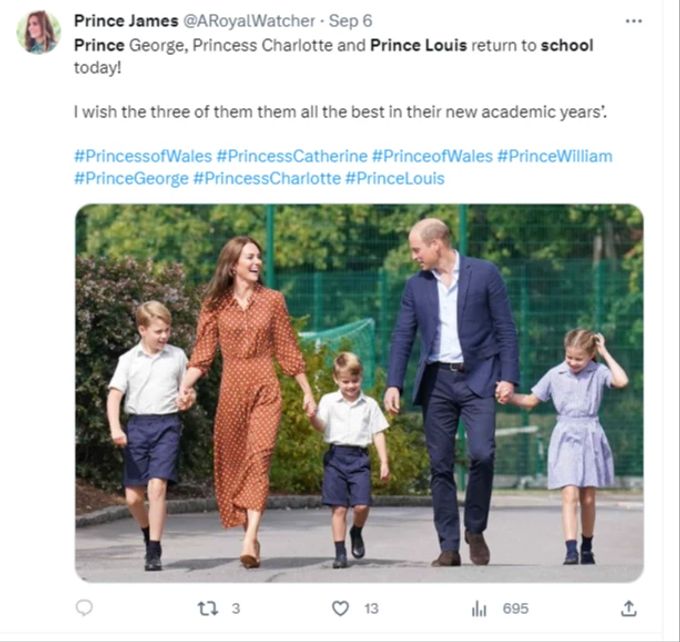 Prinz Louis hat keine Lust auf Papa William. Er nimmt lieber nur die Hand von Prinzessin Kate. Prinz Louis Kate William