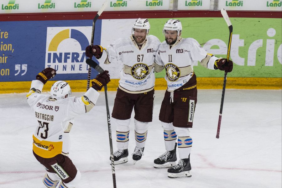 EISHOCKEY, HOCKEY SUR GLACE, NATIONAL LEAGUE, MEISTERSCHAFT, QUALIFIKATION, SAISON 2022/23, EHC BIEL, EHCB, GENF SERVETTE HC,