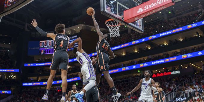 Clint Capela steigt in der NBA am höchsten. NBA
