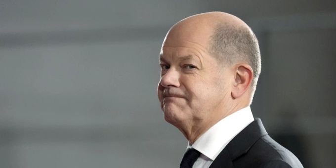 Er hat das «Wort des Jahres» massgeblich geprägt: Der deutsche Bundeskanzler Olaf Scholz. Scholzomat Wort des Jahres