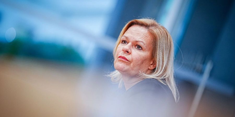 Nancy Faeser (SPD), Bundesministerin für Inneres und Heimat.