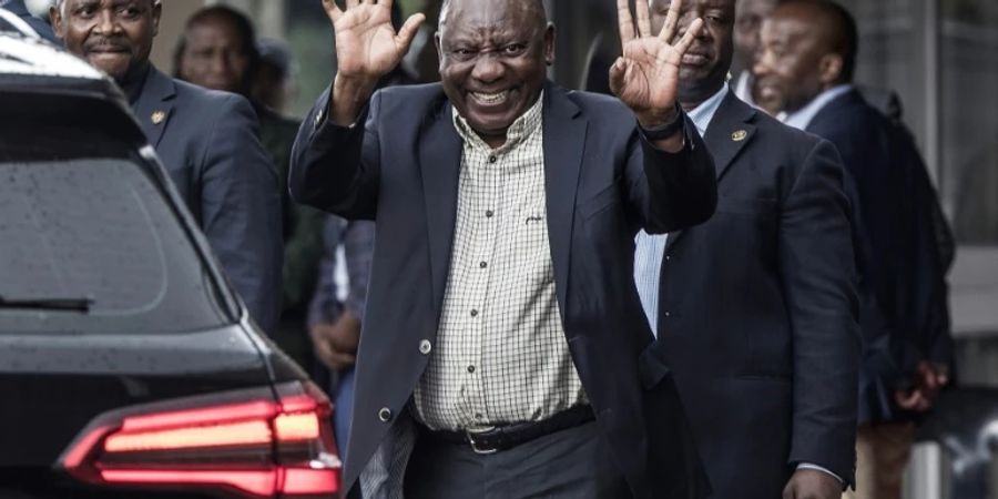 Ramaphosa am Montag in Johannesburg