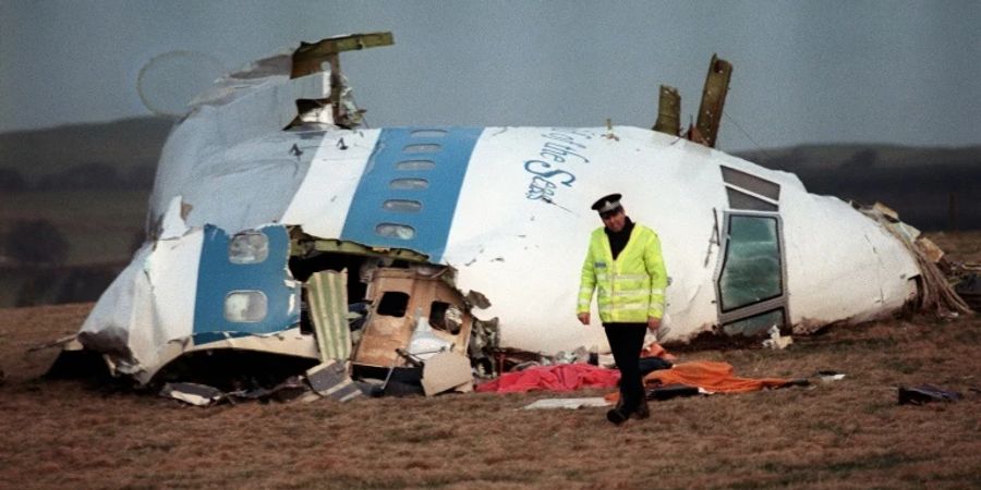 Cockpit der explodierten Boeing 747 im Jahr 1988