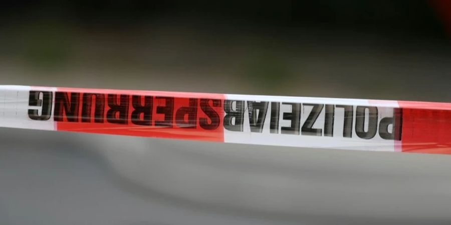 Polizeiabsperrung