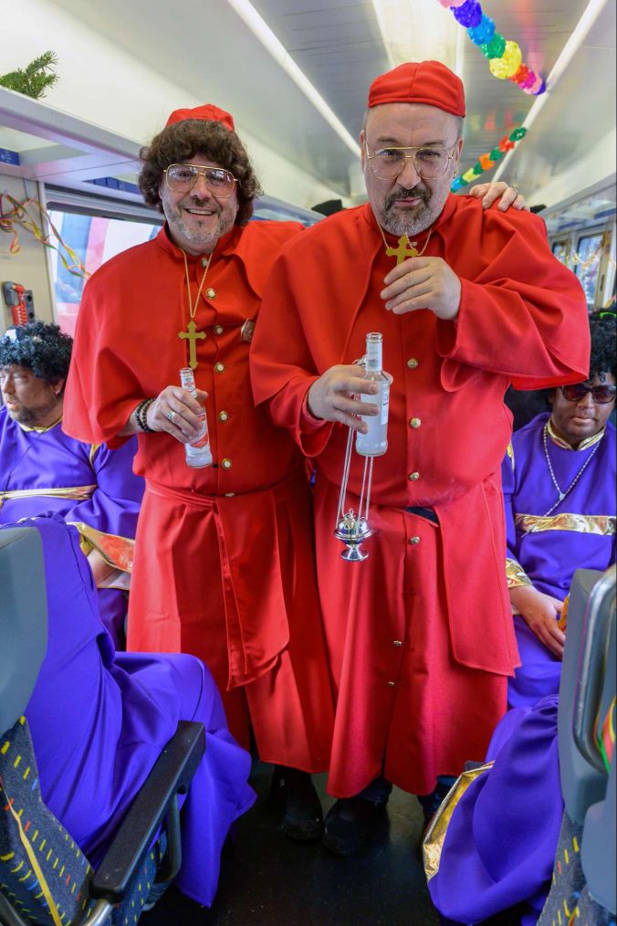 Kirchenfürste Ronnie und Mike.