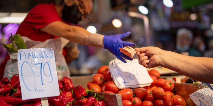In der Eurozone ist die Inflationsrate erneut auf einen Rekordstand gestiegen. Inflation Rekordwert