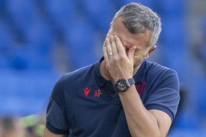 Alex Frei, Trainer des FC Basel, im Spiel gegen Servette in der Super League. Alex Frei FC Basel