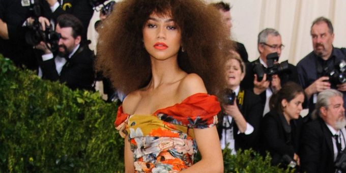 Zendaya bei der Met Gala im Jahr 2017. Zendaya bei der Met Gala im Jahr 2017.