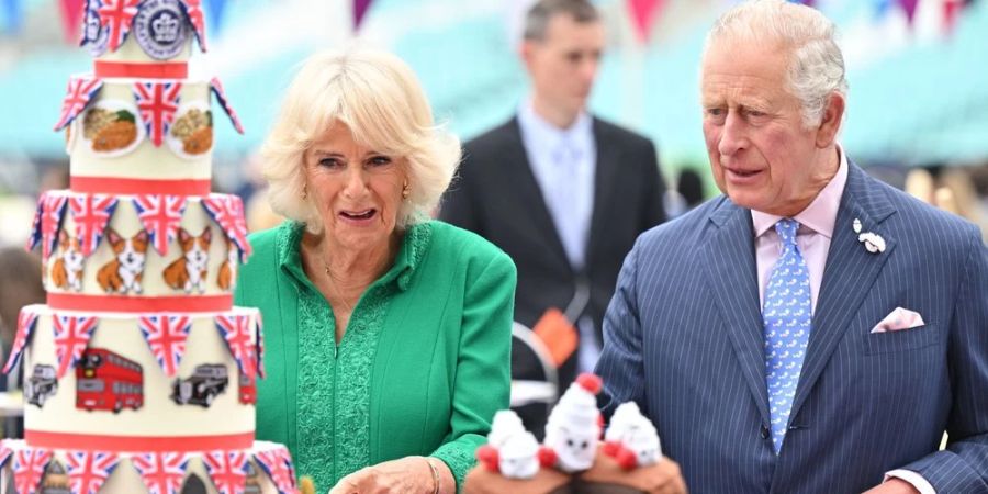 Prinz Charles und Herzogin Camilla beim Jubiläums-Lunch.