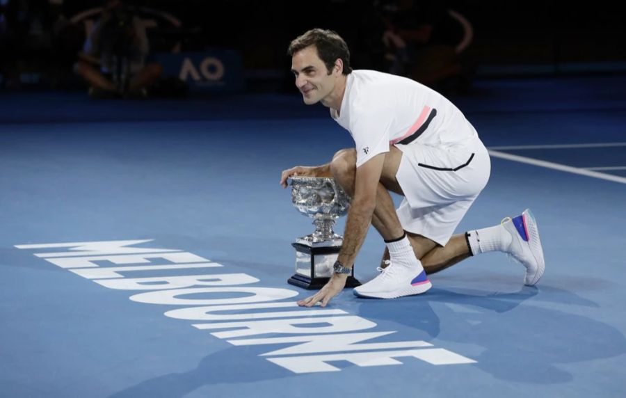 Seinen 20. und bislang letzten Titel bei einem Grand Slam gewann Roger Federer 2018 bei den Australian Open in Melbourne.