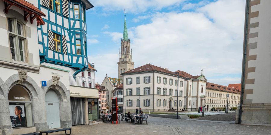 Das historische Zentrum der Stadt St. Gallen.